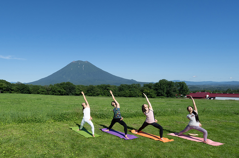 yoga in niseko mt yotei